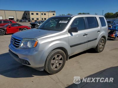 2013 HONDA PILOT LX 5FNYF4H24DB057047 - główne zdjęcie licytacji z USA - miniatura