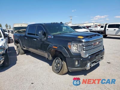 Czwarte zdjęcie samochodu z boku: 2021 GMC SIERRA K2500 DENALI VIN:1GT49REYXMF264288 - miniatura
