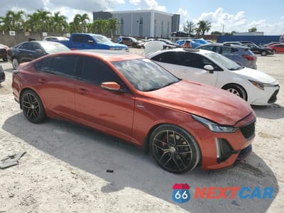 Czwarte zdjęcie samochodu z boku: 2020 CADILLAC CT5-V VIN:1G6DR5RW7L0134359 - miniatura