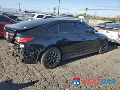 Trzecie zdjęcie samochodu z tyłu: 2023 BMW I4 EDRIVE 40 VIN:WBY73AW08PFP89068 - miniatura