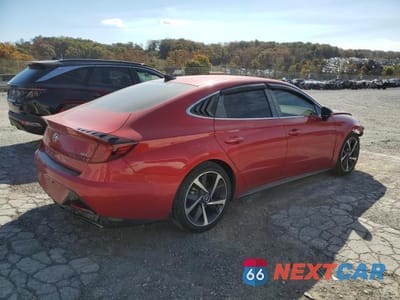 Trzecie zdjęcie samochodu z tyłu: 2021 HYUNDAI SONATA SEL PLUS VIN:5NPEJ4J27MH122387 - miniatura