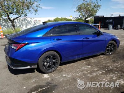 Trzecie zdjęcie samochodu z tyłu: 2025 HYUNDAI ELANTRA N LINE VIN:KMHLR4DF3SU950871 - miniatura