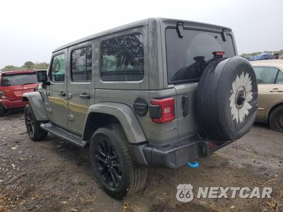 Drugie zdjęcie samochodu z przodu: 2022 JEEP WRANGLER UNLIMITED SAHARA 4XE VIN:1C4JJXP65NW274240 - miniatura