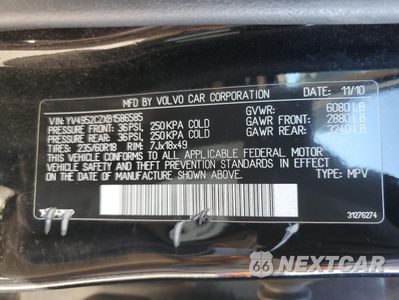 Zdjęcie 13 z 15 samochodu: 2011 VOLVO XC90 3.2 VIN:YV4952CZXB1586585 - miniatura