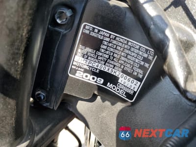 Zdjęcie 9 z 9 samochodu: 2009 HONDA CBR600 RR VIN:JH2PC400X9K200602 - miniatura