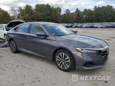 Czwarte zdjęcie samochodu z boku: 2022 HONDA ACCORD HYBRID EXL VIN:1HGCV3F55NA025935 - miniatura