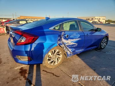 Trzecie zdjęcie samochodu z tyłu: 2017 HONDA CIVIC EX VIN:19XFC2F72HE029150 - miniatura