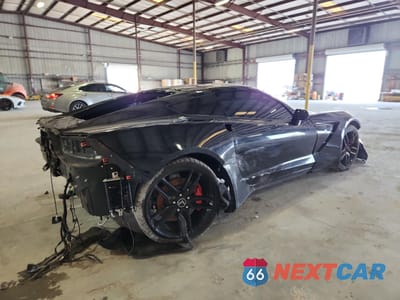 Trzecie zdjęcie samochodu z tyłu: 2014 CHEVROLET CORVETTE STINGRAY Z51 3LT VIN:1G1YL2D71E5103086 - miniatura