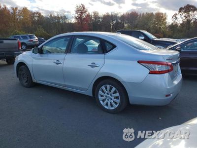 Drugie zdjęcie samochodu z przodu: 2014 NISSAN SENTRA S VIN:1N4AB7AP1EN850187 - miniatura