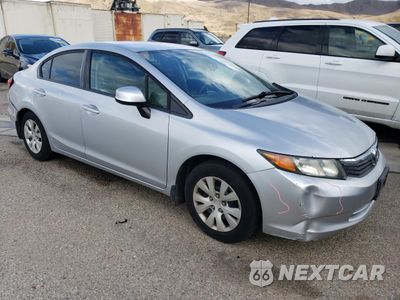 Czwarte zdjęcie samochodu z boku: 2012 HONDA CIVIC LX VIN:2HGFB2F51CH586471 - miniatura