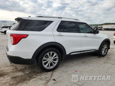 Trzecie zdjęcie samochodu z tyłu: 2021 FORD EXPLORER LIMITED VIN:1FMSK7FH0MGB07454 - miniatura