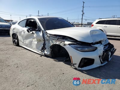 Czwarte zdjęcie samochodu z boku: 2021 BMW M440XI VIN:WBA13AR02MCG39571 - miniatura