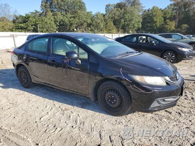 Czwarte zdjęcie samochodu z boku: 2013 HONDA CIVIC LX VIN:2HGFB2F50DH592442 - miniatura