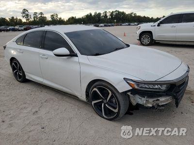Czwarte zdjęcie samochodu z boku: 2020 HONDA ACCORD SPORT VIN:1HGCV1F39LA142563 - miniatura