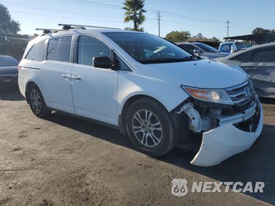 Czwarte zdjęcie samochodu z boku: 2013 HONDA ODYSSEY EX VIN:5FNRL5H45DB044621 - miniatura