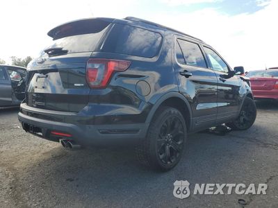 Trzecie zdjęcie samochodu z tyłu: 2019 FORD EXPLORER SPORT VIN:1FM5K8GT2KGB33587 - miniatura