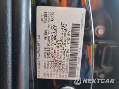 Zdjęcie 13 z 15 samochodu: 2016 ACURA RDX TECHNOLOGY VIN:5J8TB3H50GL007369 - miniatura