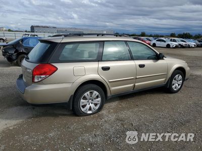 Trzecie zdjęcie samochodu z tyłu: 2008 SUBARU OUTBACK VIN:4S4BP60CX86327284 - miniatura