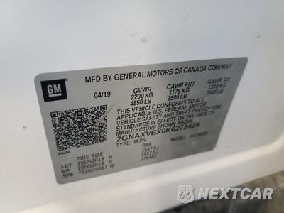 Zdjęcie 13 z 13 samochodu: 2019 CHEVROLET EQUINOX LT VIN:2GNAXVEX0K6272424 - miniatura