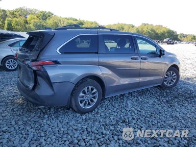 Trzecie zdjęcie samochodu z tyłu: 2022 TOYOTA SIENNA LE VIN:5TDKRKEC8NS136023 - miniatura