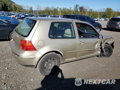 Trzecie zdjęcie samochodu z tyłu: 2003 VOLKSWAGEN GOLF GL VIN:9BWBK61J734049177 - miniatura