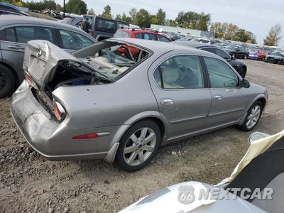 Trzecie zdjęcie samochodu z tyłu: 2003 NISSAN MAXIMA GLE VIN:JN1DA31A43T427405 - miniatura