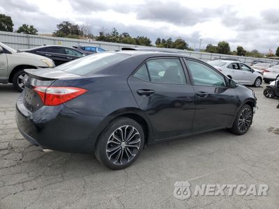 Trzecie zdjęcie samochodu z tyłu: 2014 TOYOTA COROLLA L VIN:5YFBURHEXEP006550 - miniatura