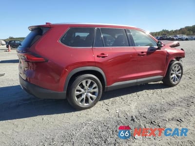 Trzecie zdjęcie samochodu z tyłu: 2024 TOYOTA GRAND HIGHLANDER XLE VIN:5TDAAAA58RS002641 - miniatura