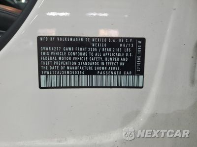 Zdjęcie 12 z 12 samochodu: 2014 VOLKSWAGEN JETTA SEL VIN:3VWL17AJ3EM350394 - miniatura