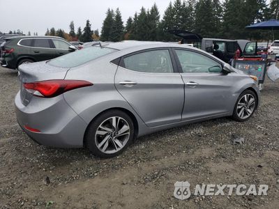 Trzecie zdjęcie samochodu z tyłu: 2014 HYUNDAI ELANTRA SE VIN:KMHDH4AE4EU162236 - miniatura