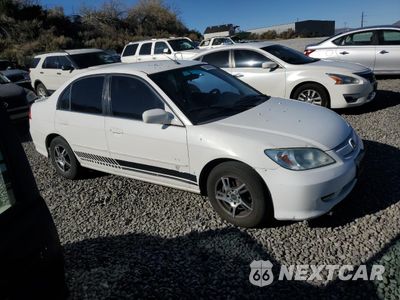 Czwarte zdjęcie samochodu z boku: 2004 HONDA CIVIC HYBRID VIN:JHMES96644S022785 - miniatura