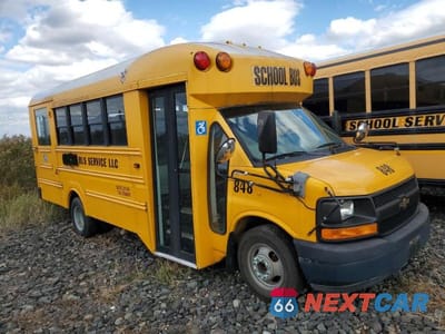 2012 CHEVROLET EXPRESS SCHOOL BUS 1GB6G5BL7C1151432 - główne zdjęcie licytacji z USA - miniatura