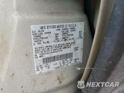 Zdjęcie 12 z 12 samochodu: 2004 FORD ESCAPE XLT VIN:1FMYU03184KA27318 - miniatura