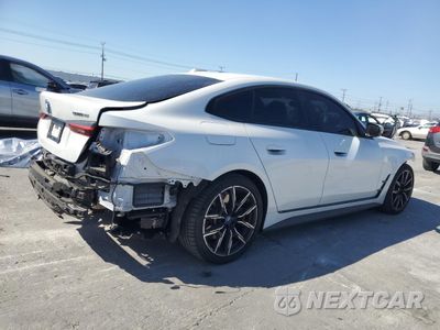 Trzecie zdjęcie samochodu z tyłu: 2024 BMW I4 EDRIVE 40 VIN:WBY73AW04RFS80968 - miniatura