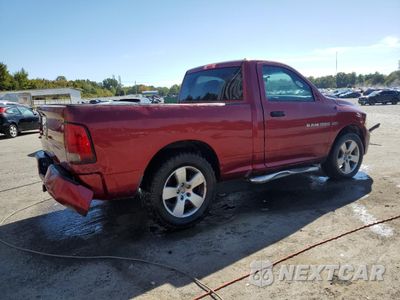 Trzecie zdjęcie samochodu z tyłu: 2012 DODGE RAM 1500 ST VIN:3C6JD6AT1CG156723 - miniatura