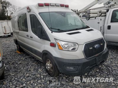 Czwarte zdjęcie samochodu z boku: 2021 FORD TRANSIT AMBULANCE VIN:1FDBR1CG0MKA89295 - miniatura