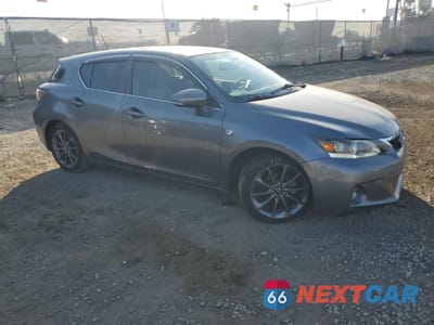 Czwarte zdjęcie samochodu z boku: 2013 LEXUS CT 200 VIN:JTHKD5BH7D2168188 - miniatura