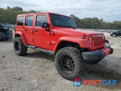 Czwarte zdjęcie samochodu z boku: 2015 JEEP WRANGLER UNLIMITED SAHARA VIN:1C4BJWEG7FL685877 - miniatura