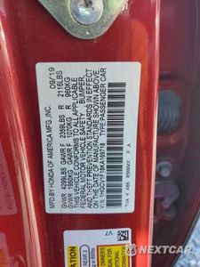Zdjęcie 13 z 13 samochodu: 2019 HONDA ACCORD LX VIN:1HGCV1F18KA169718 - miniatura