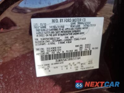 Zdjęcie 13 z 13 samochodu: 2011 LINCOLN MKT VIN:2LMHJ5AT5BBJ51164 - miniatura