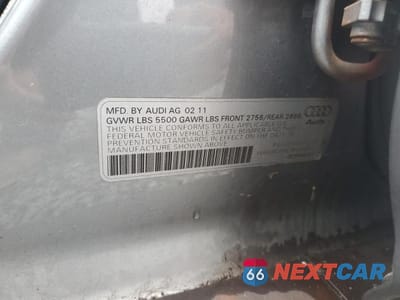 Zdjęcie 12 z 12 samochodu: 2011 AUDI A6 PREMIUM PLUS VIN:WAUWGAFB2BN064547 - miniatura
