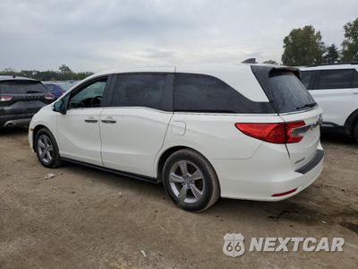 Drugie zdjęcie samochodu z przodu: 2019 HONDA ODYSSEY EXL VIN:5FNRL6H74KB064677 - miniatura
