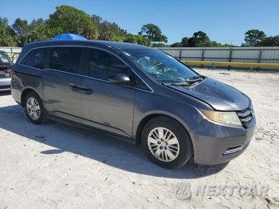 Czwarte zdjęcie samochodu z boku: 2016 HONDA ODYSSEY LX VIN:5FNRL5H26GB058840 - miniatura