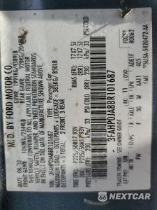 Zdjęcie 12 z 12 samochodu: 2011 FORD FUSION SEL VIN:3FAHP0JA8BR101687 - miniatura