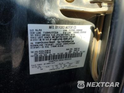 Zdjęcie 13 z 13 samochodu: 2005 FORD FIVE HUNDRED LIMITED VIN:1FAFP25195G195555 - miniatura