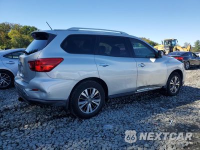 Trzecie zdjęcie samochodu z tyłu: 2017 NISSAN PATHFINDER S VIN:5N1DR2MM1HC911038 - miniatura