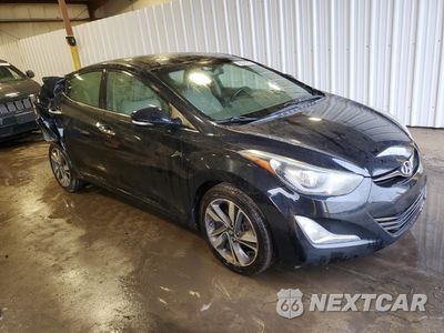 Czwarte zdjęcie samochodu z boku: 2014 HYUNDAI ELANTRA SE VIN:5NPDH4AE5EH495866 - miniatura