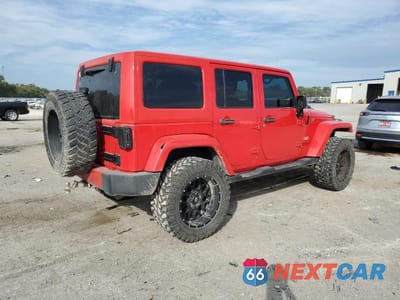 Trzecie zdjęcie samochodu z tyłu: 2015 JEEP WRANGLER UNLIMITED SAHARA VIN:1C4BJWEG7FL685877 - miniatura