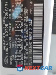 Zdjęcie 13 z 13 samochodu: 2023 GENESIS GV70 BASE VIN:KMUMADTB6PU121344 - miniatura