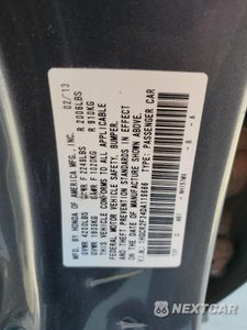 Zdjęcie 12 z 12 samochodu: 2013 HONDA ACCORD LX VIN:1HGCR2F34DA119686 - miniatura